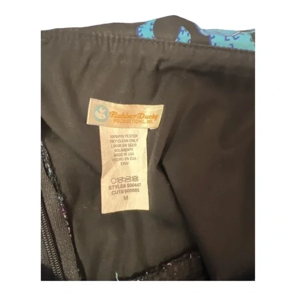 Rubber‎ Ducky Productions Y2K Western Boho Strapless Paisley Print Mini Dress M - Picture 3 of 7